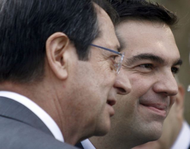 Tsipras and Anastasiadis discuss latest developments