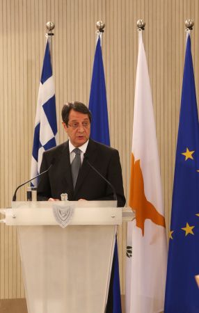 Αναστασιάδης: Η Κύπρος στον δρόμο της πλήρους αποκατάστασης