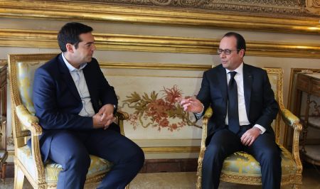 Ολάντ:Διάλογος για να υπάρξει λύση Τσίπρας:Βρήκαμε ευήκοα ώτα