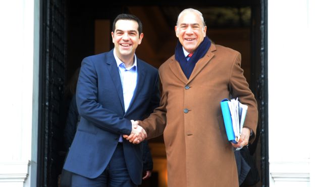 PM Alexis Tsipras meets with the OECD’s Angel Gurria in Athens