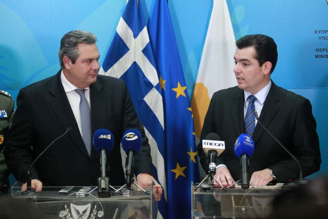 Kammenos announces military exercises with Cyprus, Israel and Egypt