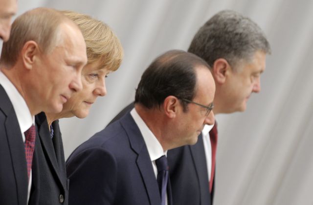 Τετραμερής Μέρκελ, Ολάντ, Πούτιν, Ποροσένκο για την ουκρανική κρίση