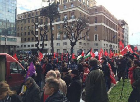 Συγκέντρωση στη Ρώμη υπέρ της Αθήνας και εναντίον της λιτότητας