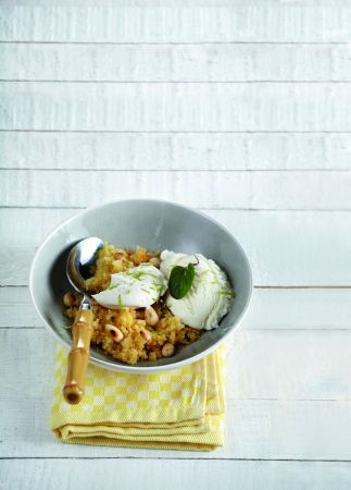 Σπασμένο ραβανί με κρέμα λεμονιού