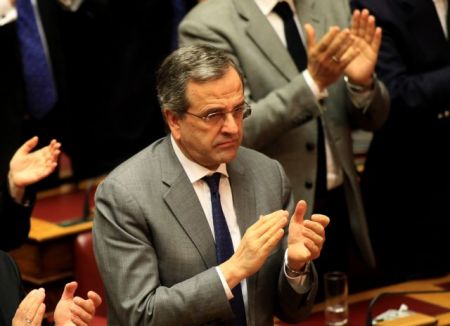 Σαμαράς: «Εμείς βγαίναμε από το μνημόνιο, αυτοί φέρνουν καινούργιο»