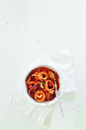 Καλαμαράκια κοκκινιστά