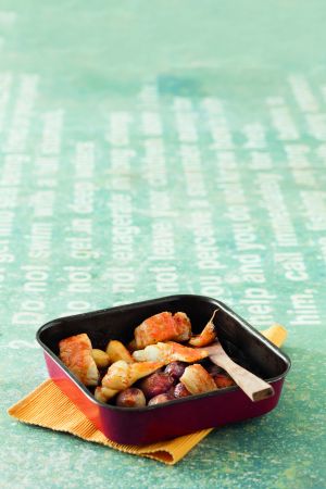 Μπακαλιάρος στιφάδο στη γάστρα