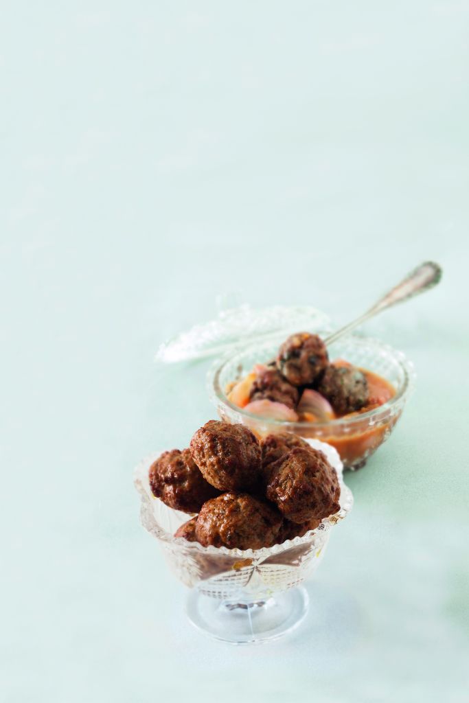 Χοιρινά κεφτεδάκια με γλυκό πορτοκάλι