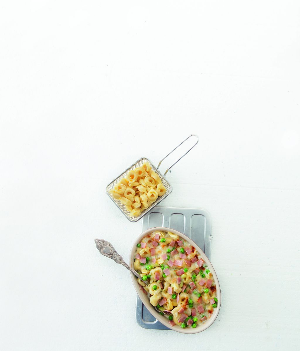 Τορτελίνια α λα κρεμ στον φούρνο