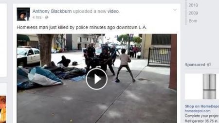 Αστυνομικοί σκοτώνουν άστεγο σε κεντρικό δρόμο του Λος Αντζελες