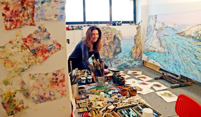 Ειρήνη Ηλιοπούλου: Η ζωγραφική μοιάζει με την ερωτική πράξη