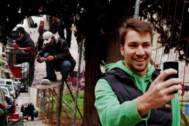 Selfies καταγγέλλουν την κοινωνική αδιαφορία και τον ψηφιακό ναρκισσισμό