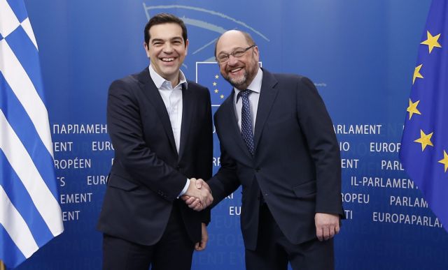 Tsipras and Schulz agree on need to wrap up the bailout review