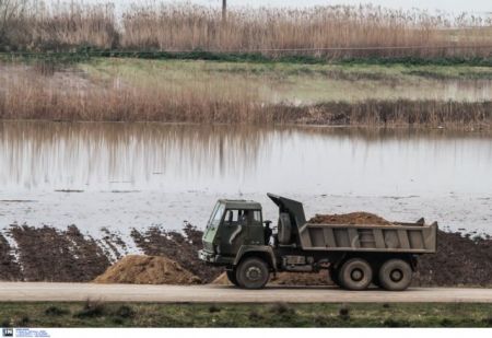 Υπερχείλισε ανάχωμα στον δήμο Βισαλτίας Σερρών