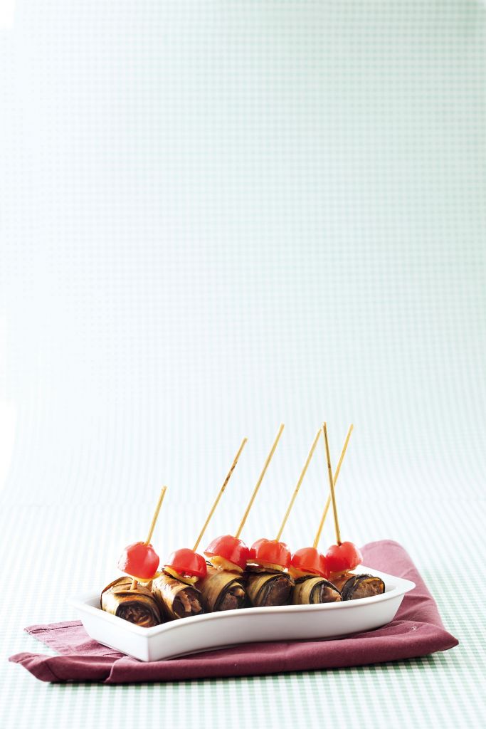 Μελιτζάνες «μπογαλάκια» με αρνί