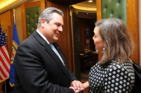 Καμμένος:Ενδεχόμενο συνεργασίας με ΗΠΑ για κοιτάσματα αερίου-πετρελαίου