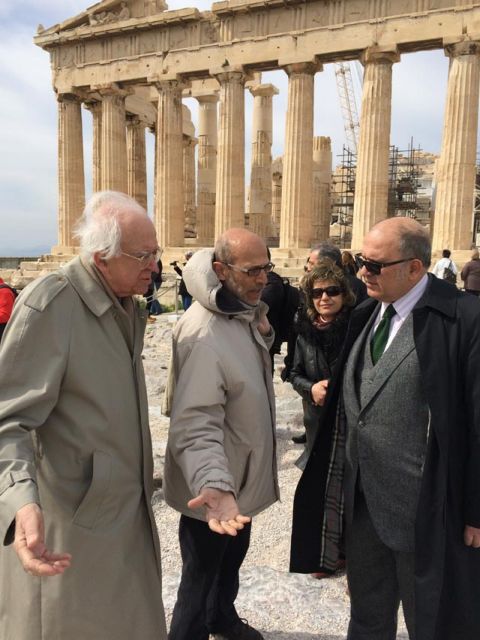 Στον αρχαιολογικό χώρο της Ακρόπολης ο Ν.Ξυδάκης