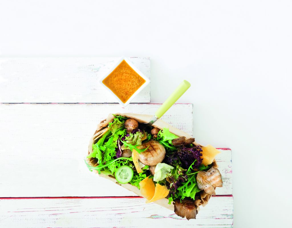 Σαλατικά του αγρού με μανιτάρια