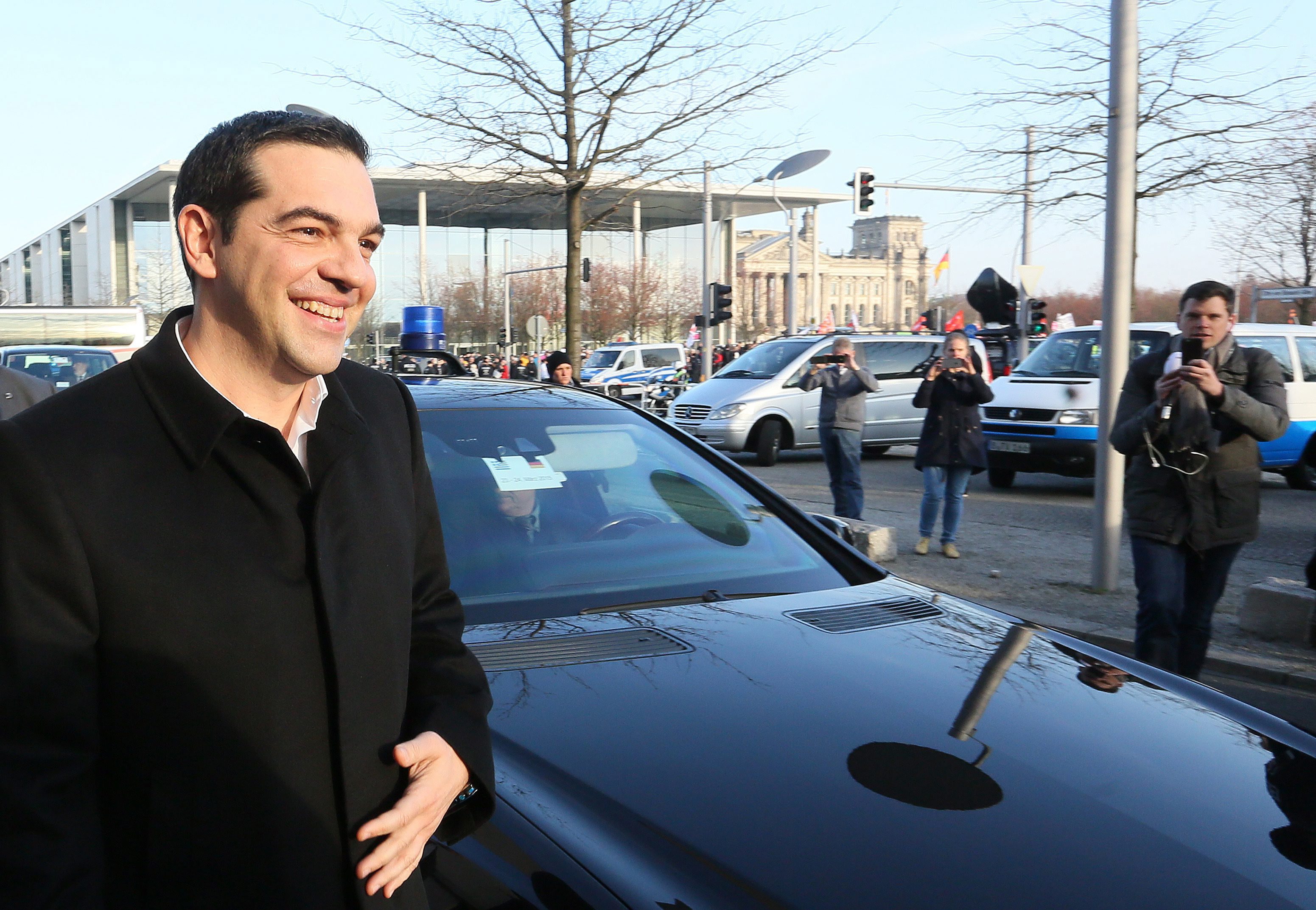 Barrage of offical meetings for PM Tsipras in Germany