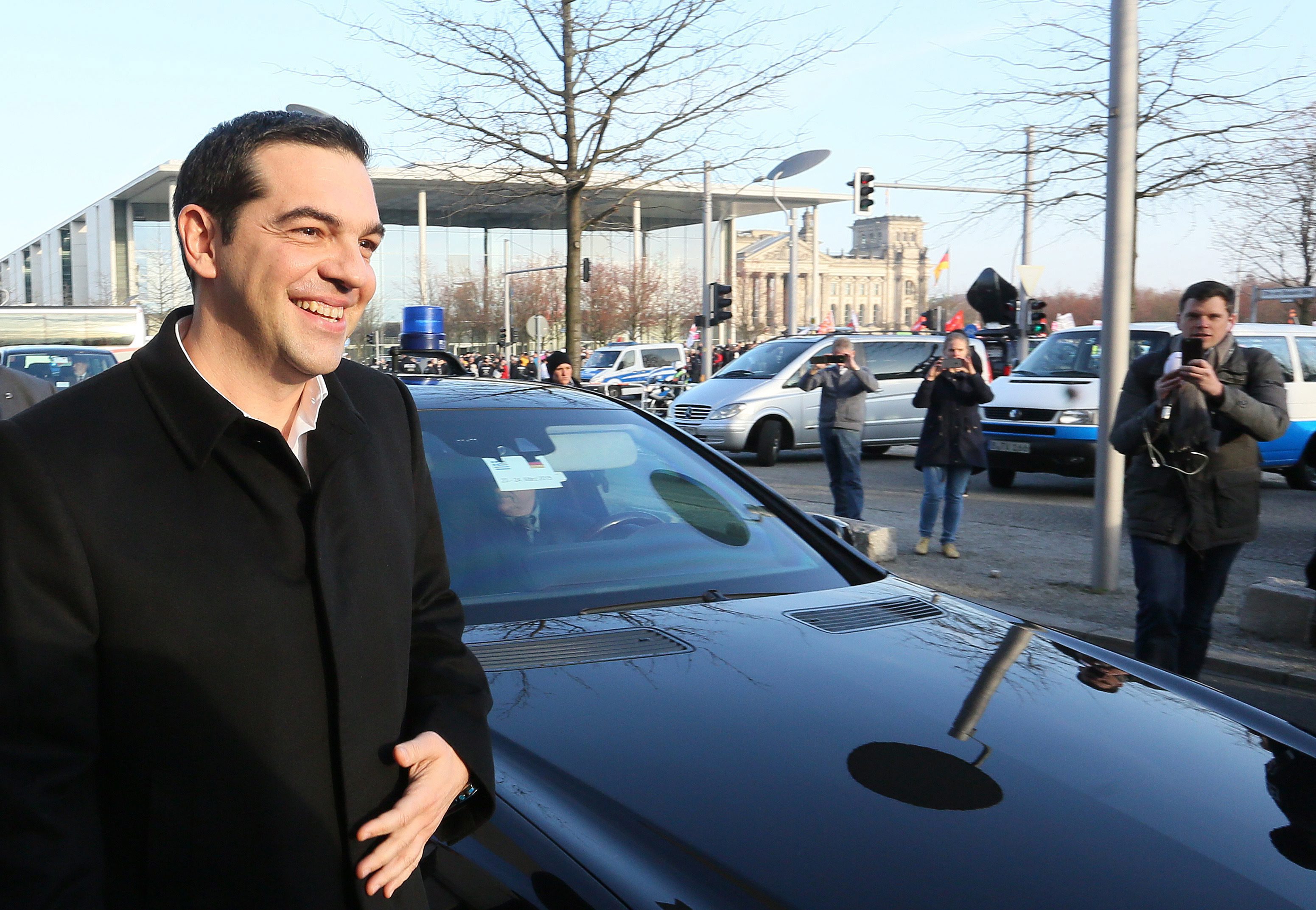 Barrage of offical meetings for PM Tsipras in Germany