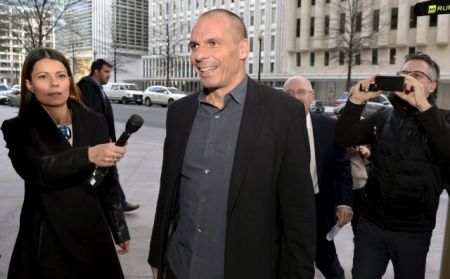 Varoufakis travels to Washington for meetings with Lew and Draghi