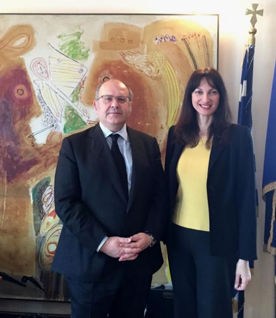 Συνάντηση Ξυδάκη-Κουντουρά για την προβολή της πολιτιστικής κληρονομιάς