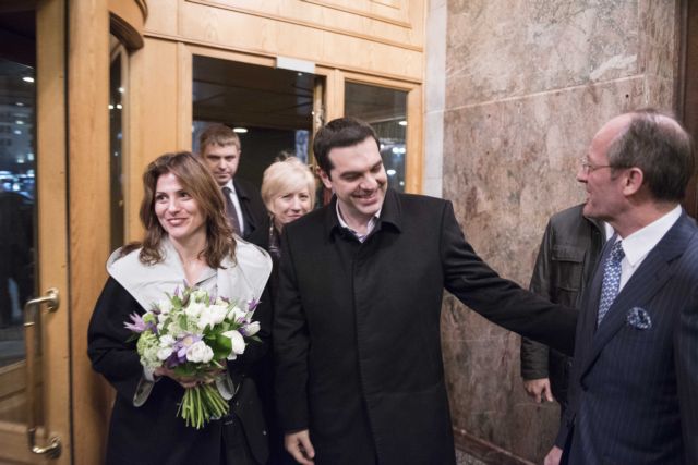 PM Tsipras arrives in Moscow for talks with President Putin