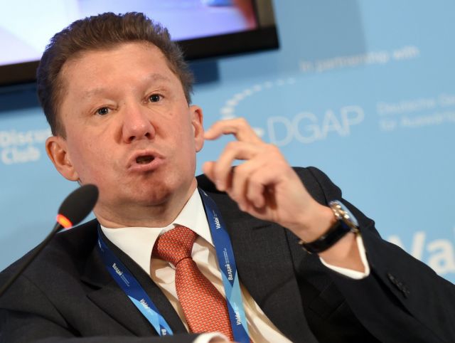 Gazprom chief in Athens for talks on energy matters