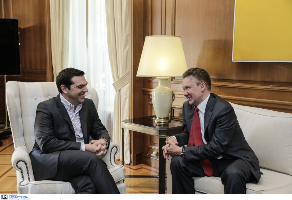 Συνάντηση Τσίπρα-Μίλερ στο Μαξίμου – Σύσταση εταιρείας κοινοπραξίας για τον αγωγό φυσικού αερίου
