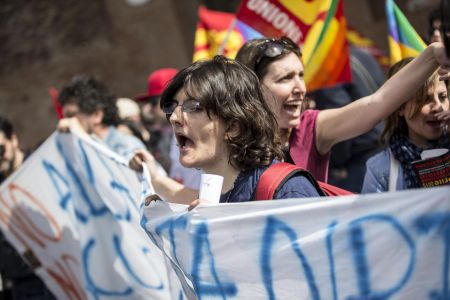 Ιταλία: Πορείες κατά μεταρρύθμισης στην Παιδεία που προωθεί ο Ρέντσι