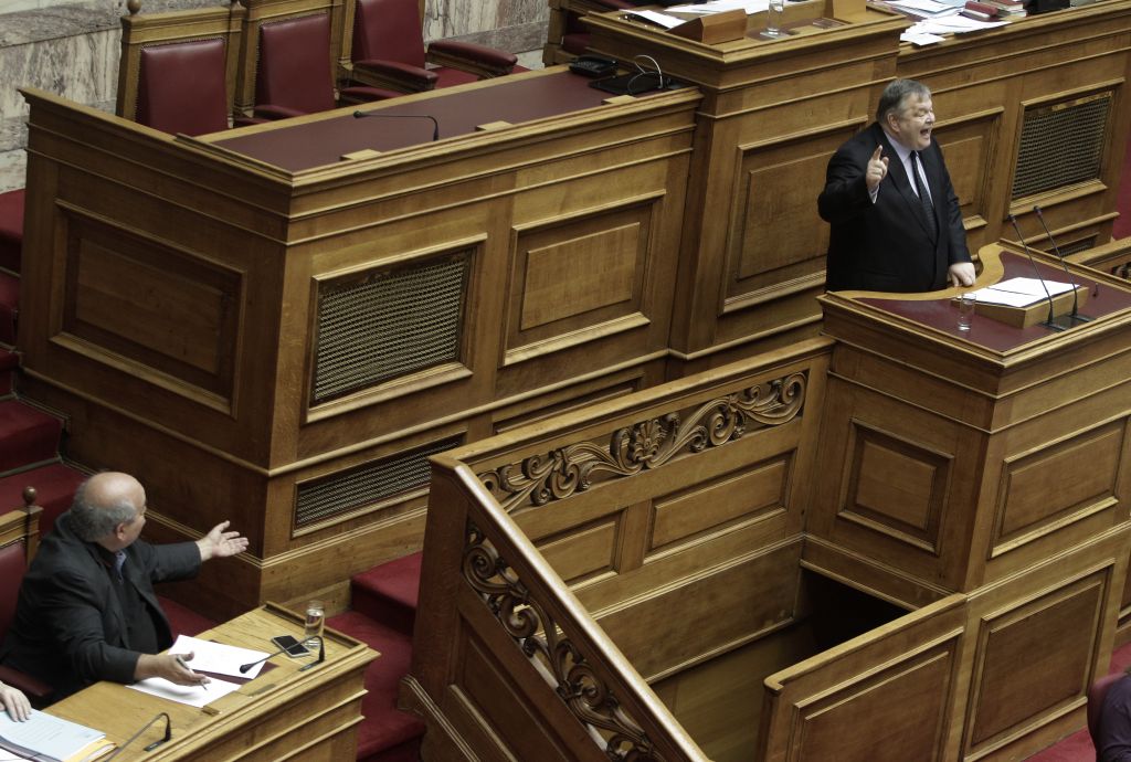 Σύγκρουση Βενιζέλου-Βούτση  με φόντο την συνέντευξη του πρωθυπουργού