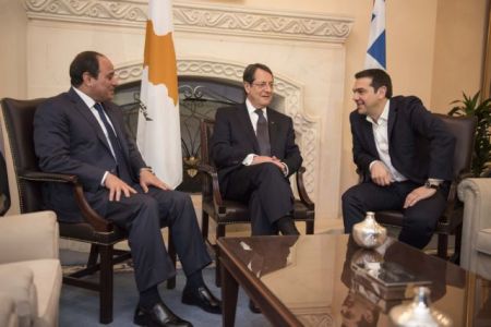 Trilateral talks in Nicosia between Egypt, Cyprus and Greece begin