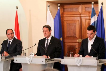 Συνάντηση Αναστασιάδη – Σίσι – Τσίπρα την Τρίτη στη Λευκωσία