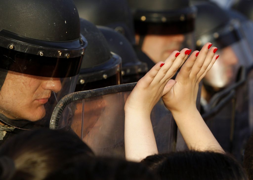 Την παραίτηση Γκρούεφσκι ζητούν οι διαδηλωτές στην πΓΔΜ