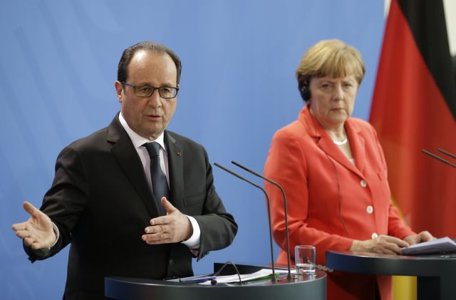 Μέρκελ – Ολάντ: «Ο χρόνος τρέχει- Λύση για Ελλάδα μέχρι τέλος Μαΐου»