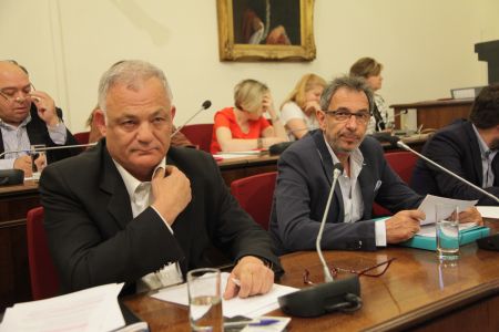 Στις εγκαταστάσεις της ΕΡΤ3 στη Θεσσαλονίκη Τσακνής-Ταγματάρχης