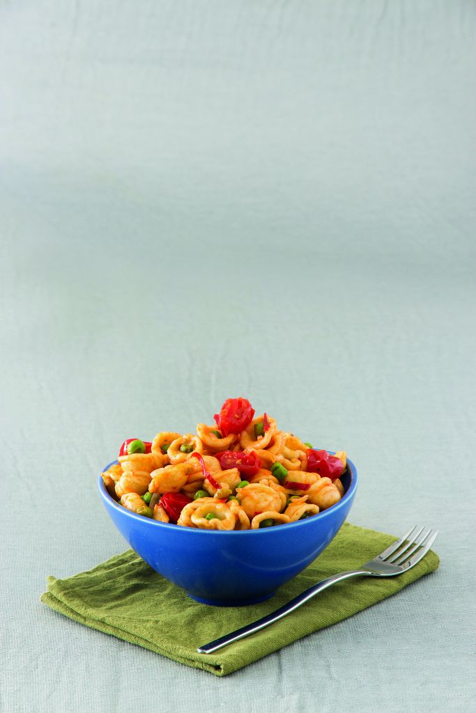 Αχηβάδες με αρακά και τσίλι