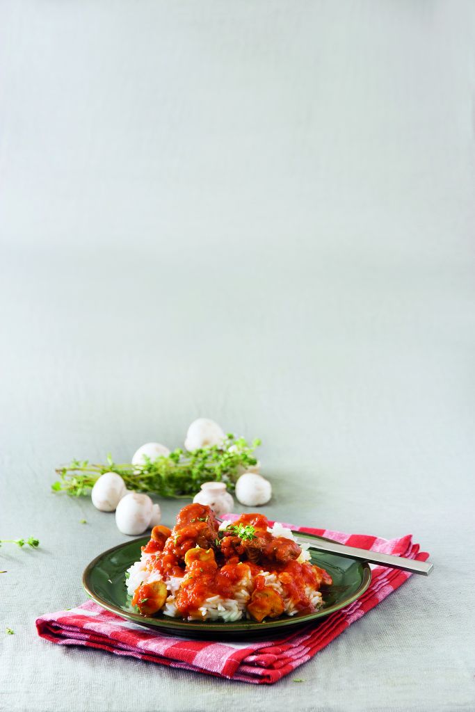 Τασκεμπάπ με μανιτάρια