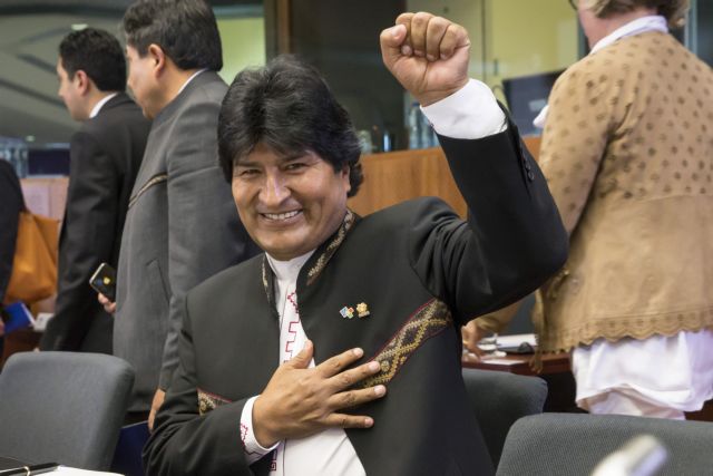 O Έβο Μοράλες χαιρέτισε την «ήττα του ευρωπαϊκού ιμπεριαλισμού»