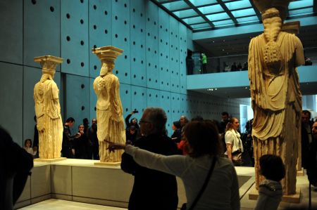 Spend a night exploring the exhibits at the Acropolis Museum