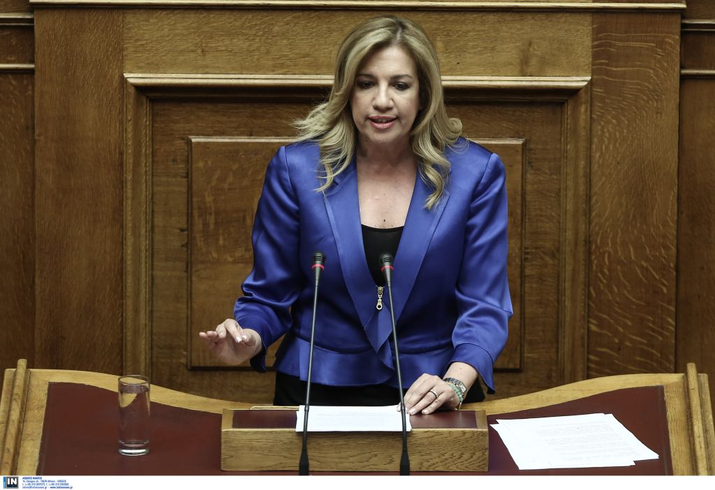 Φώφη Γεννηματα: Εκτός τόπου και χρόνου ο κ. Τσίπρας