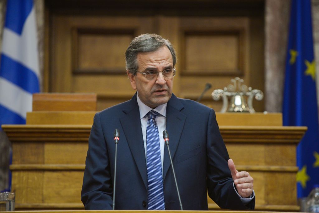 Παρόν Σαμαρά στην ελληνική πολιτική σκηνή από συνέδριο στο Χονγκ Κονγκ