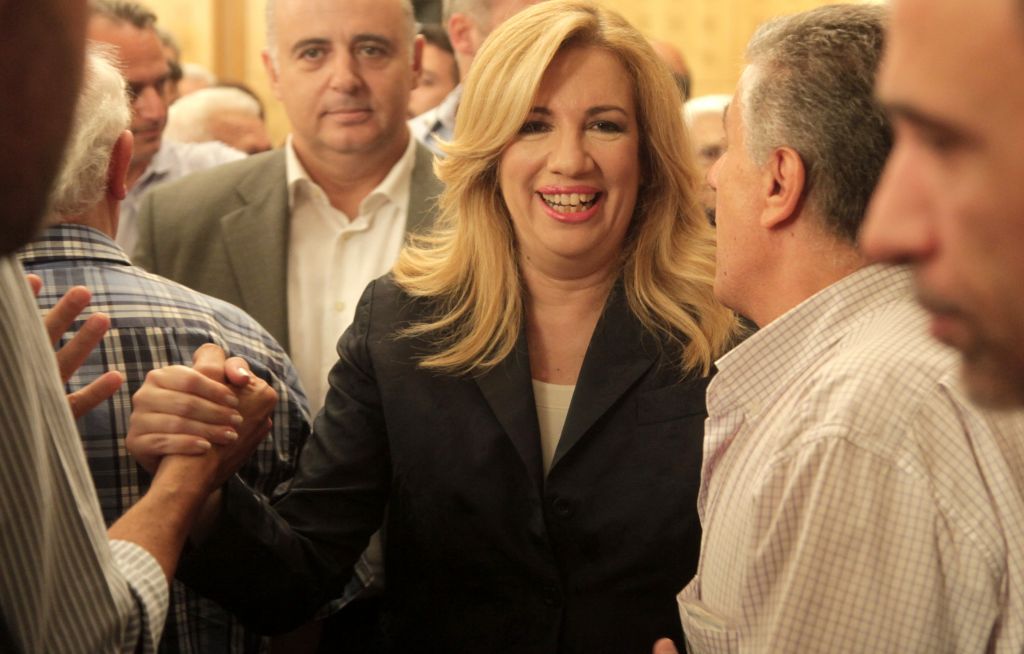 Φώφη Γεννηματά: «Ψηφίζουμε για τη δημοκρατία και την αξιοπρέπεια»