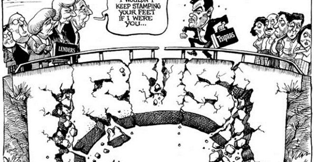 Σκίτσο του Economist για την κατάσταση στην Ελλάδα