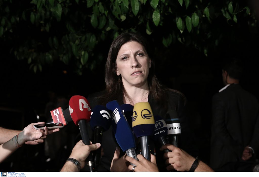 Αποχώρησε χωρίς δηλώσεις από το Μέγαρο Μαξίμου η Ζωή Κωνσταντοπούλου