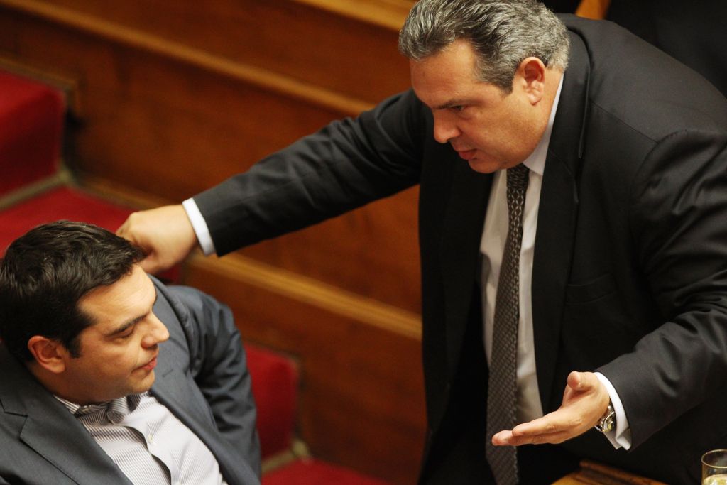 Επικοινωνία και επικείμενη συνάντηση Τσίπρα-  Καμμένου για συγκυβέρνηση