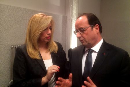 Ολάντ σε Φ. Γεννηματά: Δεν θα επιτρέψουμε να αποκοπεί η Ελλάδα από την Ευρώπη