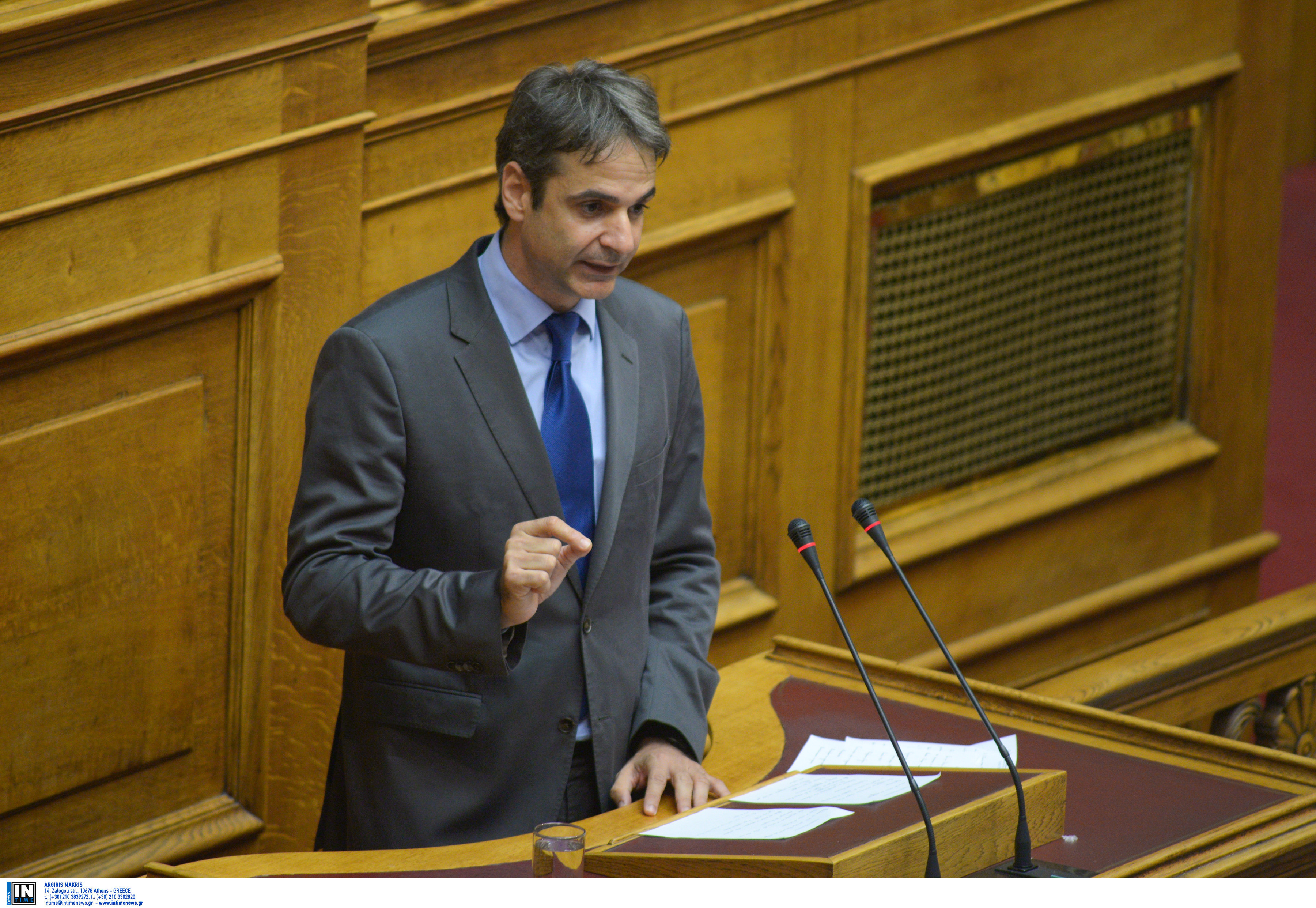 Μητσοτάκης: Να κατατεθεί η μελέτη επιπτώσεων εξόδου απ’ το ευρώ