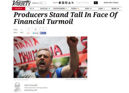 «Κρίση; Ποια κρίση;»: Αφιέρωμα του Variety στους Έλληνες παραγωγούς