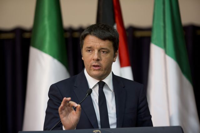 Ρέντσι: Η Ιταλία δεν αντιμετωπίζει εισβολή μεταναστών